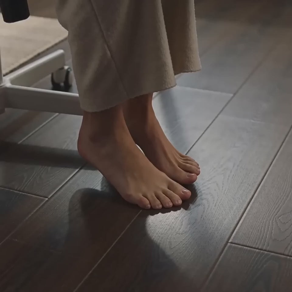 Chauffe-pieds branché en USB pendant le télétravail